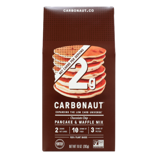 Carbonaut Low Carb Chocolate Chip Pancake Waffle Mix - 10 Ounce