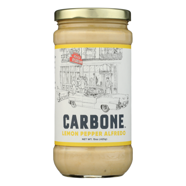 Carbone Carbone Lemon Pepper Alfredo Sauce - 15 Ounce
