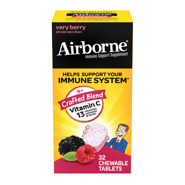 Airborne  Chewable Tabs Brry - 32 Each