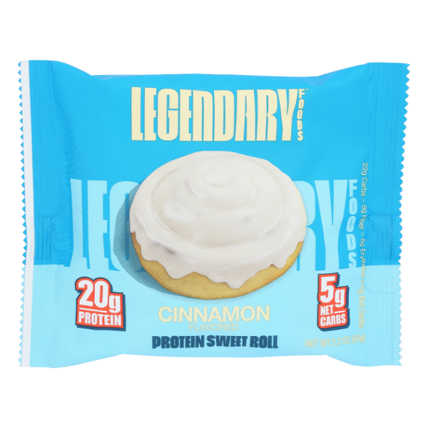 Legendary Foods Cinnamon Protein Sweet Roll - 2.2 Ounce