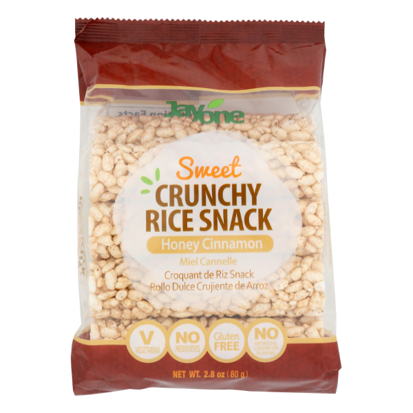 Jayone Honey Cinnamon Crunchy Rice Snack - 2.8 Ounce