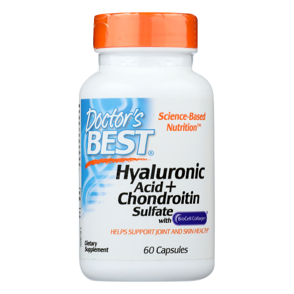 Doctor's Best Hyaluronic Acid + Chondroitin Sulfate Dietary Supplement - 60 Each