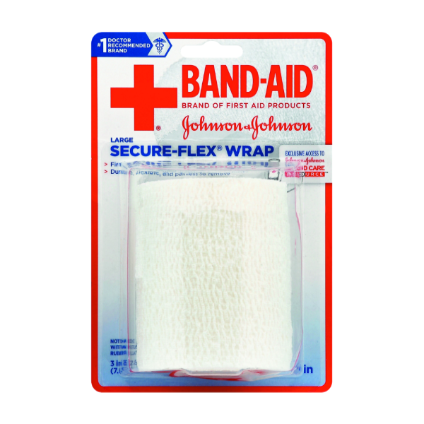 Band-aid 3 X 2.5 Yd Secure-flex Wrap - 2.5 Each