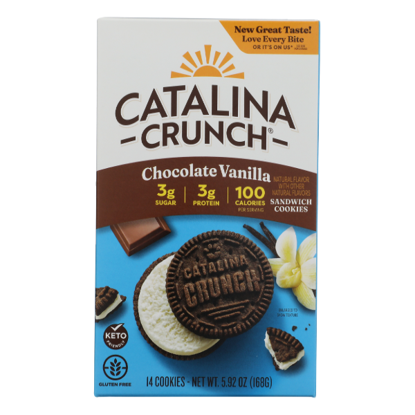 Catalina Crunch Chocolate Vanilla Sandwich Cookie - 5.92 Ounce