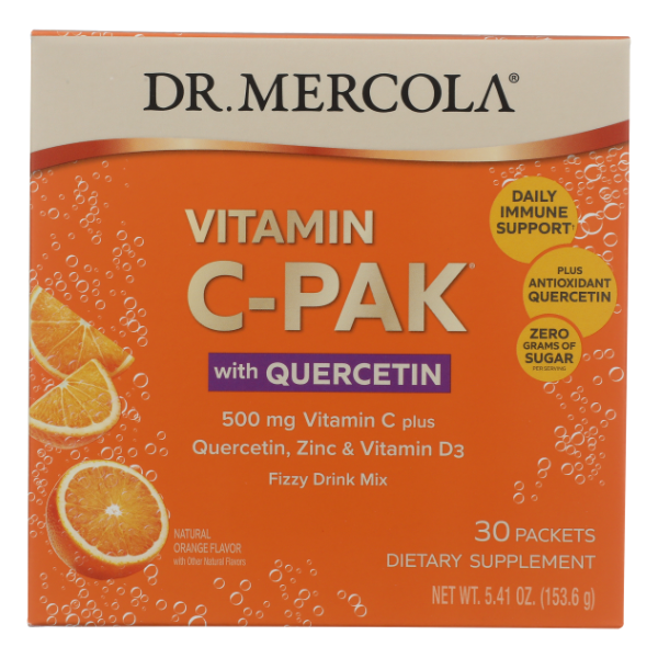 Dr Mercola Vitamin C Pak With Quercetin - 30 Each