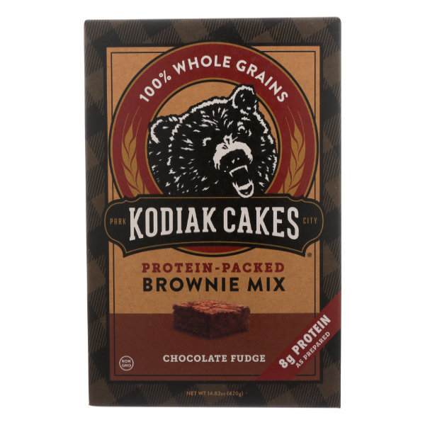 Kodiak Cakes Chocolate Fudge Protein-packed Brownie Mix - 14.82 Ounce