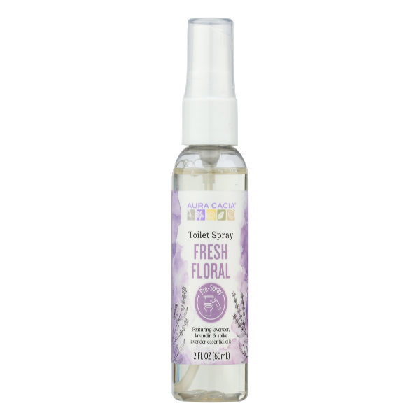 Aura Cacia Spray Toilet Frsh Floral - 2 Fluid ounce